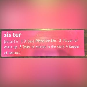 Sister Sign